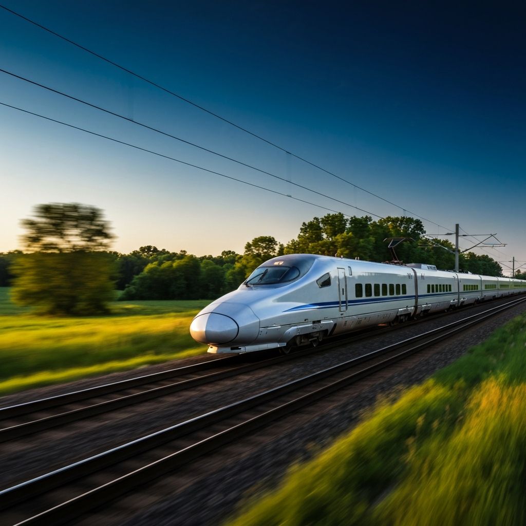 High-speed bullet train